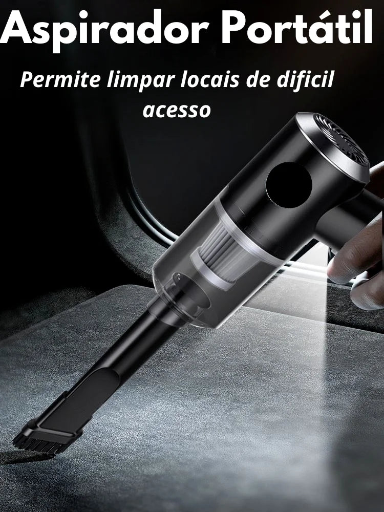 Mini Aspirador de Pó Full Premium Vacuum Cleaner Para Carros e Residências